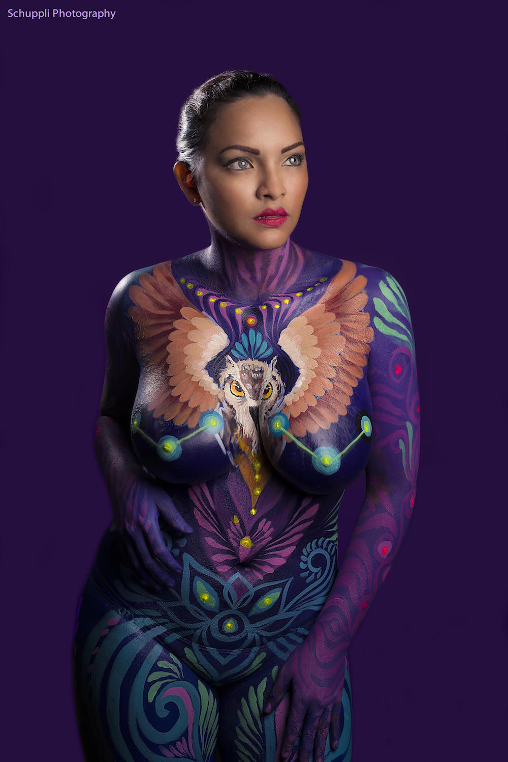 Body Paint - Visionary Art by Sandro Garcia.